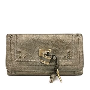 Authentic Chloe Paddington Bronze Leather Wallet